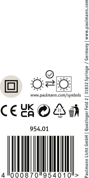 Actual product image Paulmann Lamps Corus (E27)
