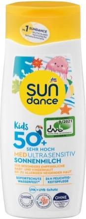 Produktbild dm Sundance Kids MED Ultra Sensitiv (Sonnenmilch, SPF 50+, 200 ml)
