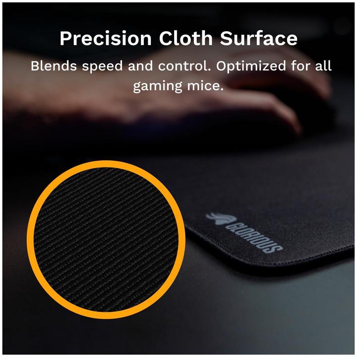 Actual product image Glorious Mouse Pad 2 XL Extended - Stitched - Black (XL)