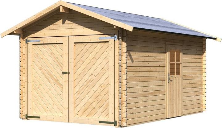 Karibu Log cabin garage 54133