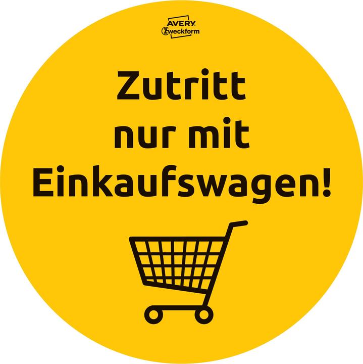 Produktbild Avery Hinweis-Etiketten Set Ø 200 mm, 12 Blatt
