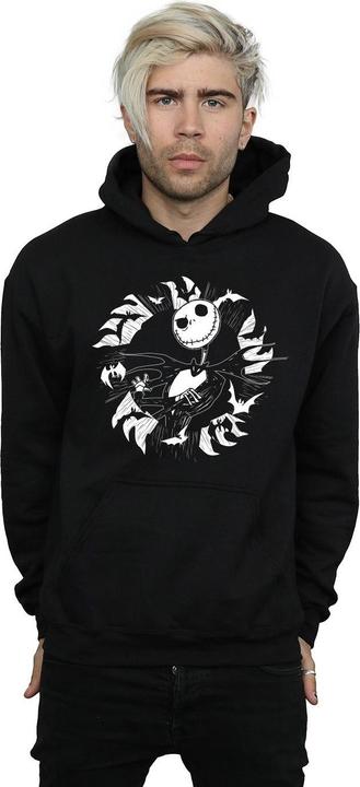 Image du produit Disney - Sweat à capuche NIGHTMARE BEFORE CHRISTMAS JACK BAT CIRCLE - Homme (L)