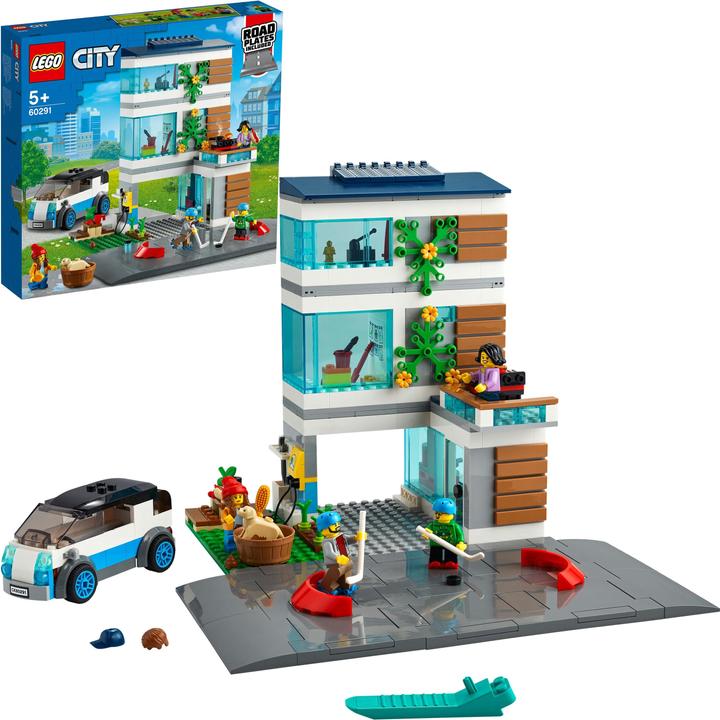 Produktbild LEGO Modernes Familienhaus (60291, LEGO City)