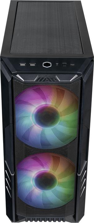 Immagine prodotto Cooler Master HAF 500, Midi Tower, ARGB, vetro temperato (ATX, mATX, Mini-ITX, E-ATX)