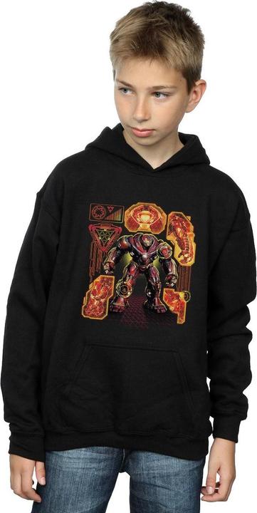 Image du produit - Sweat à capuche AVENGERS INFINITY WAR HULKBUSTER BLUEPRINT - Garçon (128)