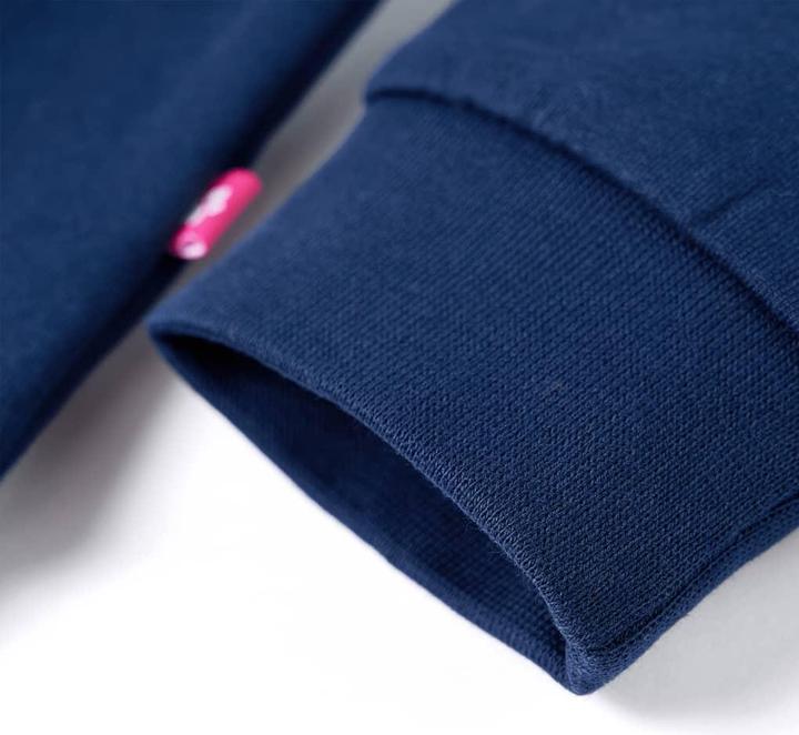 Immagine prodotto VidaXL Felpa da bambino blu navy 104,Materiale: 95 % cotone. 5 (104)