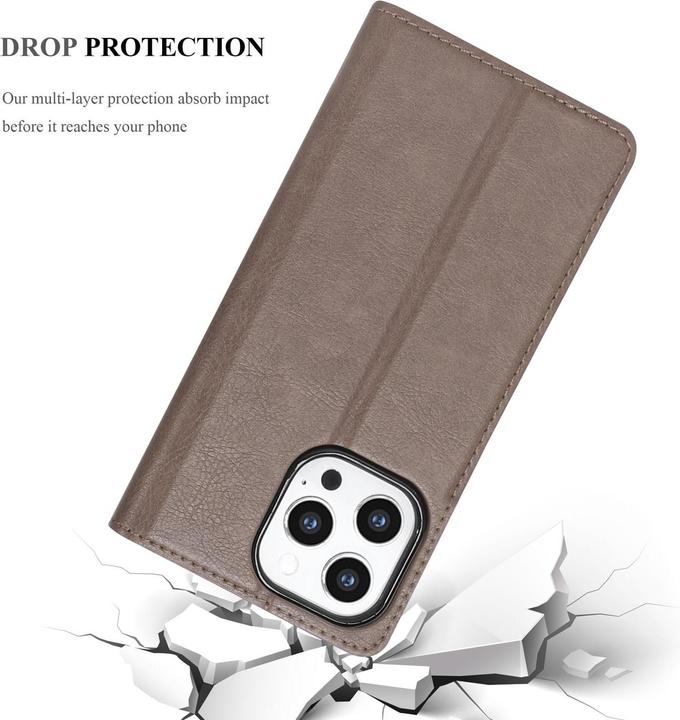 Produktbild Cadorabo Book Invis. Magnet Hülle (Apple iPhone 13 Pro Max)