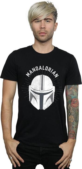 Immagine prodotto Star Wars The Mandalorian Helmet Maglietta Uomo (4XL)