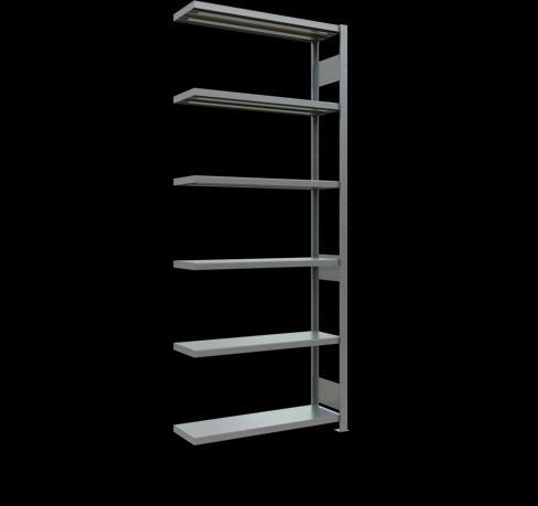 Stecksystem Anbauregal MULTIplus250 mit Längenriegel