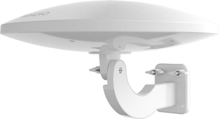 Irradio IR-Digital OMNI 1 Antenne DVB-T2 omnidirektional für den Aussenbereich, verstärkt, Farbe Weiss (18 dB, DVB-T / -T2)