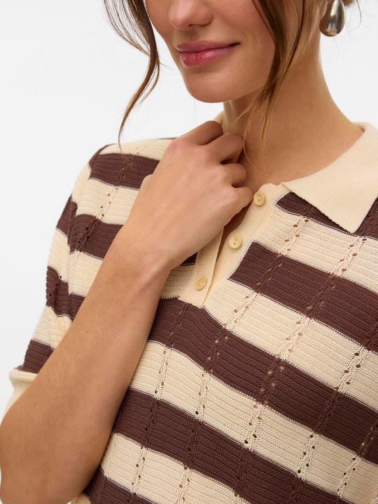 Actual product image Vero Moda VMRANDI Gestricktes Poloshirt Polo (XS)