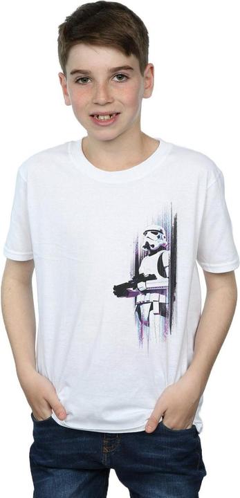 Immagine prodotto Star Wars Maglietta da bambino Stormtrooper in cotone spazzolato (140, 146)
