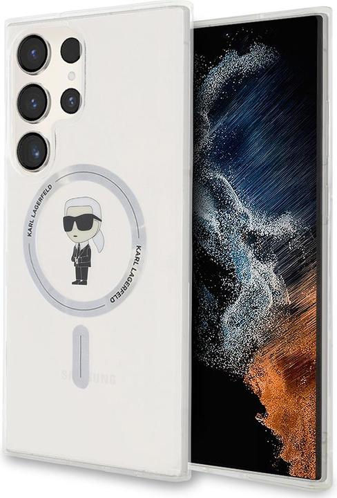 Karl Lagerfeld KLHMLHFCKNOT S928 transparent hardcase IML Ikonik MagSafe (Samsung Galaxy S24 Ultra)