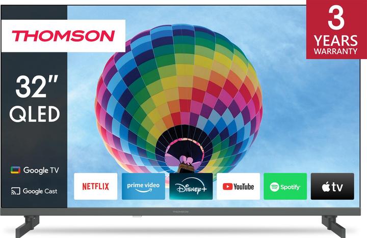 Produktbild Thomson Google TV 32 Zoll QLED Seite (32", QLED, Full HD)