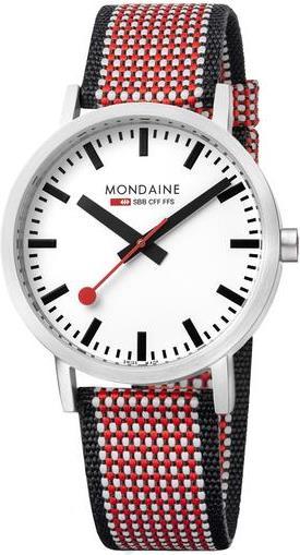 Mondaine Orologio ufficiale delle Ferrovie Svizzere, modello anniversario 75 anni delle Ferrovie Svizzere. (Orologio da polso analogico, Fatto in Svizzera, 30 mm)