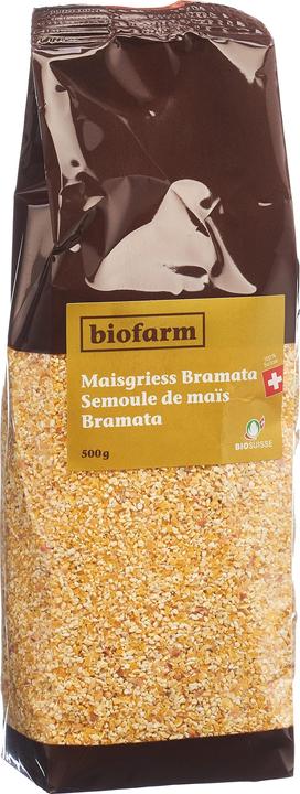Actual product image Biofarm Corn semolina Bramata bud (500 g)