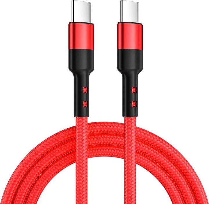Image du produit Caruba USB C vers USB C 60W Cable 30cm Red (0.30 m)