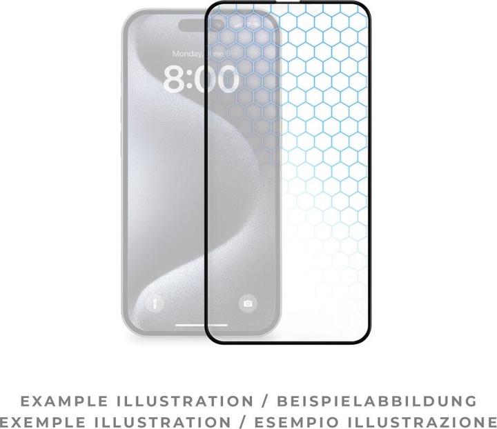Produktbild prio 3D Anti-Scratch Tempered Glass für iPhone 16 Pro Max (6,9 Zoll) schwarz (1 Stück, Apple iPhone 15 Pro Max)