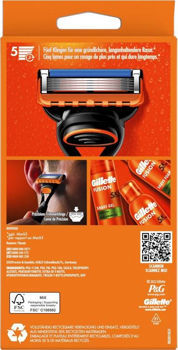 Actual product image Gillette Fusion5