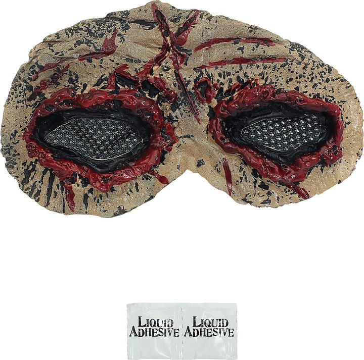 Actual product image Widmann ZOMBIE AUGEN- FX LATEX PROTHESE mit 2 St. flüssigem Latexkleber