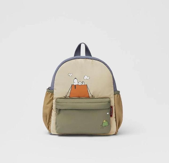 Only-Bags.Store Stickerei Sonne Langer Hals Kleiner Dinosaurier Rucksack Haken Haar bestickt Cartoon Leinwand