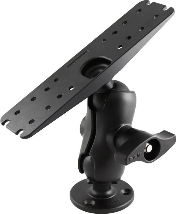 Actual product image RAM Mounts Hinge support round base 3.7"/3"X11"