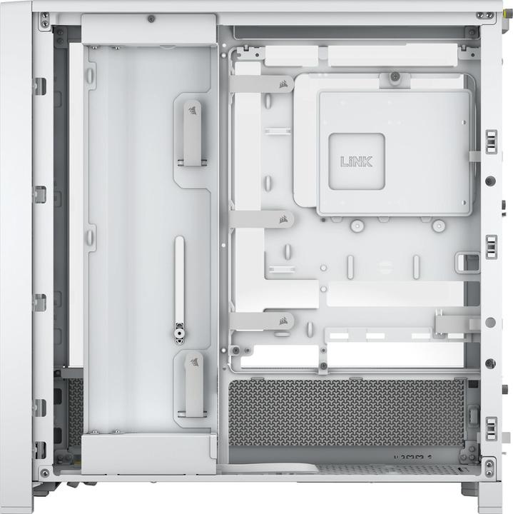 Actual product image Corsair 4000D FRAME WHITE MID CASE (Mini-ITX, ATX, E-ATX, mATX)