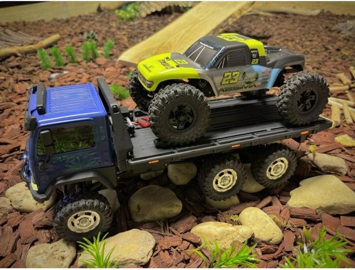 Produktbild Absima CR18P Tow Truck 6x6 Brushless 1:18 RC Modell-LKW Elektro Crawler Allradan (RTR Ready-to-Run)