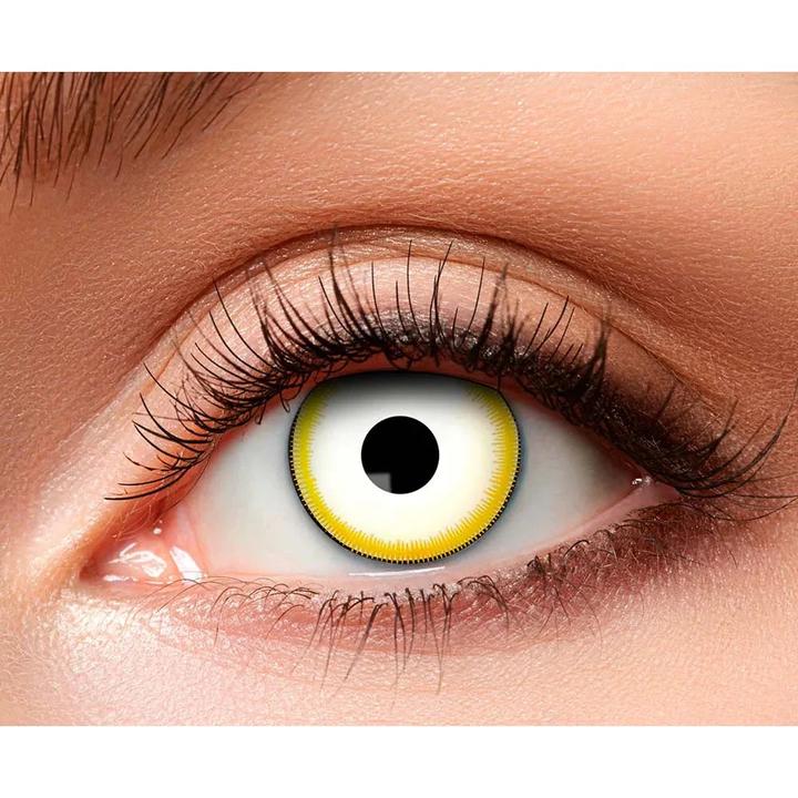 Actual product image Boland Contact lenses Dark Fairy:weekly lenses (Yellow)