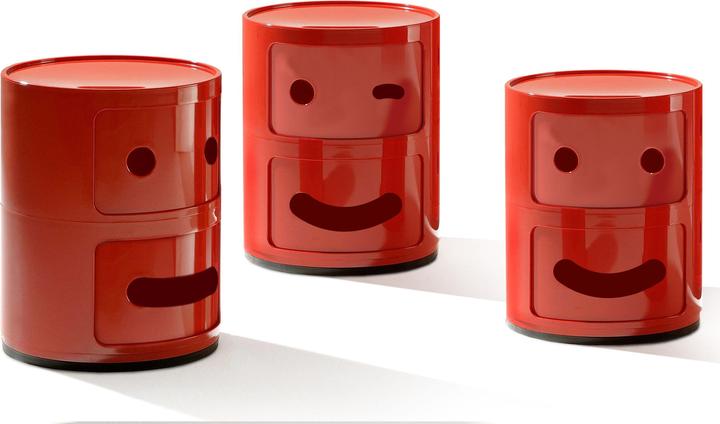 Produktbild Kartell Componibili Smile Containermöbel zwinkernd (Ø 32 x 40 cm)
