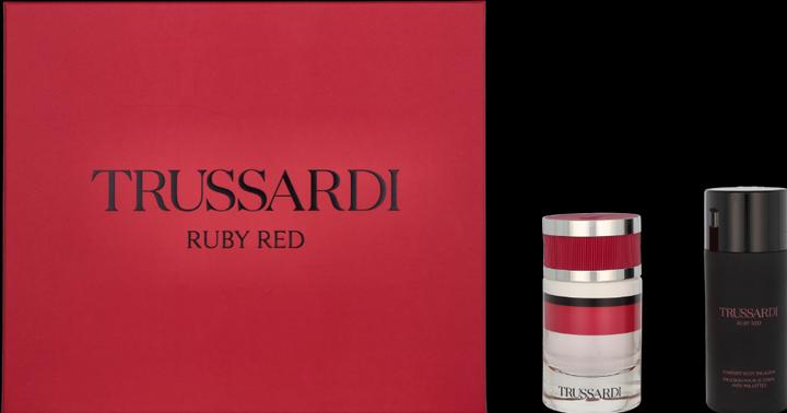 Image du produit Trussardi Ruby Red EDP 60ml Lotion pour le corps 125ml Coffret cadeau 185ml (Eau de parfum, 185 ml)
