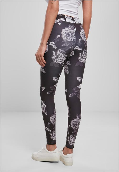 Actual product image Urban Classics Ladies Tech Mesh AOP Leggings (S)