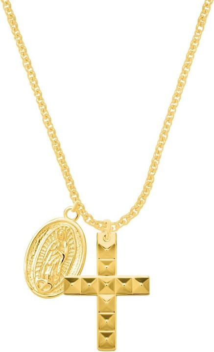 Candy Halskette Valori, 925 Sterling Silber, vergoldet (18k vergoldet, 925er Sterlingsilber, 925 Sterling Silber, 42 - 45 cm)