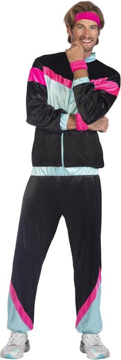 Produktbild Amscan Erwachsenenkostüm 80s Shell Suit schwarz Grösse Sta (M)