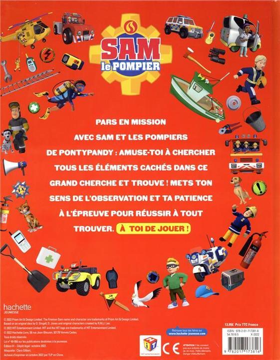 Image du produit Sam le pompier : le grand cherche et trouve (Français, Collectif, 2022)