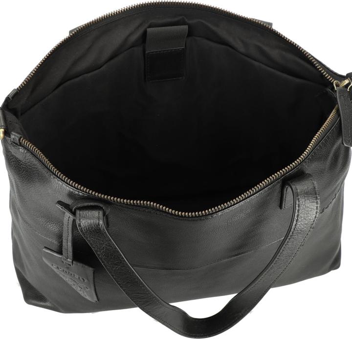 Immagine prodotto Burkely Borsa shopper Norah naturale in pelle con scomparto per laptop da 36 cm (10 l)