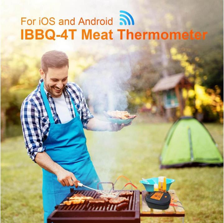Produktbild Inkbird Grillthermometer IBBQ-4T (inkl. 4 Fühler)