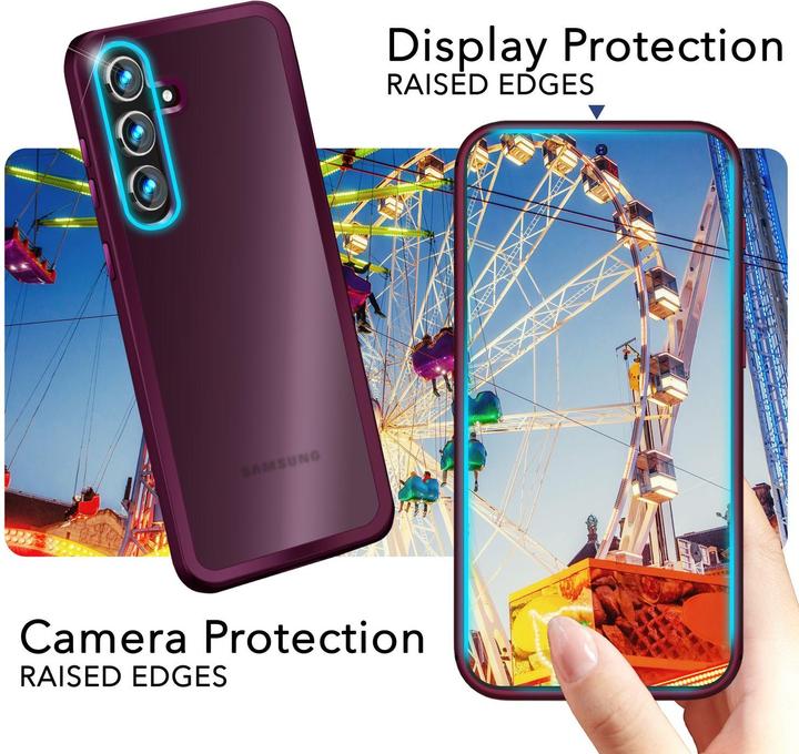 Produktbild Nalia Semi-Transparente Hybrid Hülle mit Schutzrahmen (Samsung Galaxy S24+)