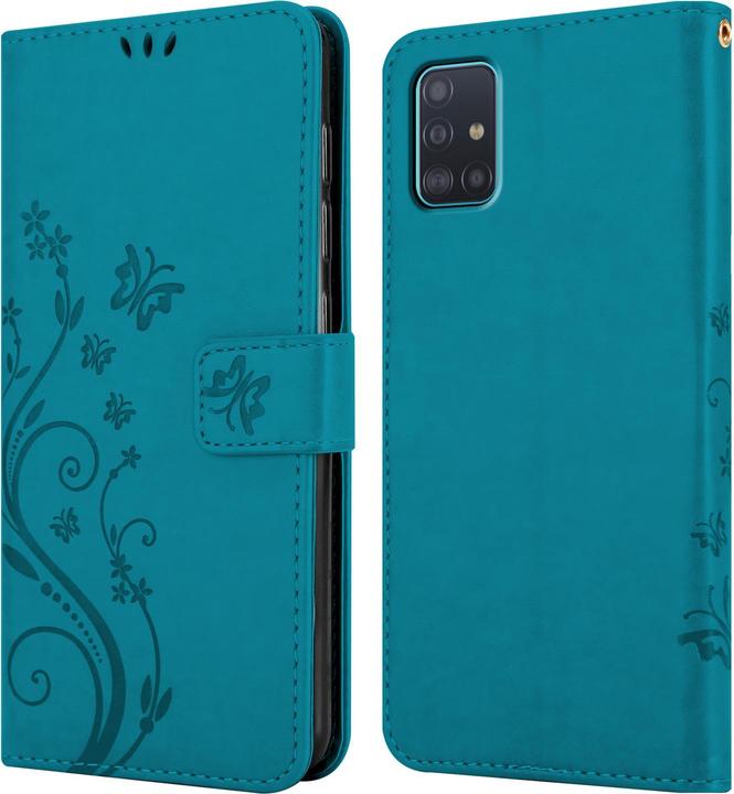 Productafbeelding Cadorabo Bloemen Boekomslag (Samsung Galaxy A51 5G)