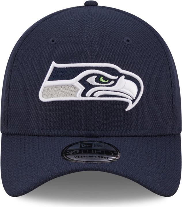 Actual product image New Era 39Thirty Diamond Cap - Seattle Seahawks navy - M/L (M/L)