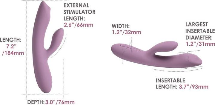 Produktbild Svakom Trysta Neo Rabbit GPunkt Vibrator Rosa