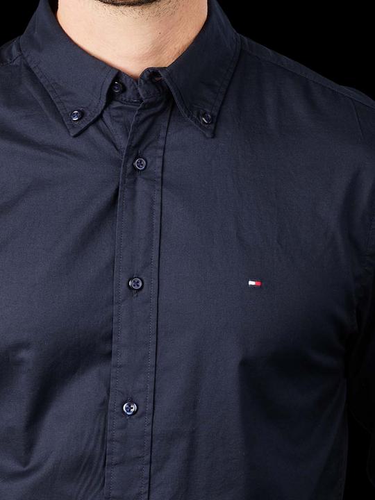 Produktbild Tommy Hilfiger Core Flex Poplin Shirt Regular Fit Desert Sky (S)