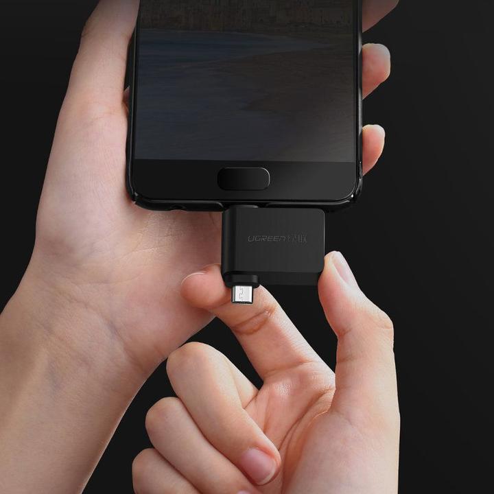Actual product image Ugreen Micro USB + USB-C to USB-A 3.0 Adapter (USB Type C, USB-A)