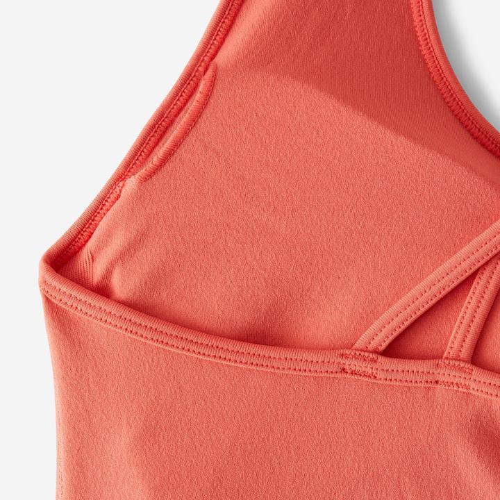 Image du produit Kimjaly Women's Light Support Sports Bra with Cross-Over Straps - Pink (M)