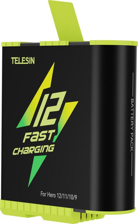 Image du produit Telesin Fast charge box +2 battery for GoPro Hero 9/10/11 GP-FCK-B11 (11, 12, Héros 9)