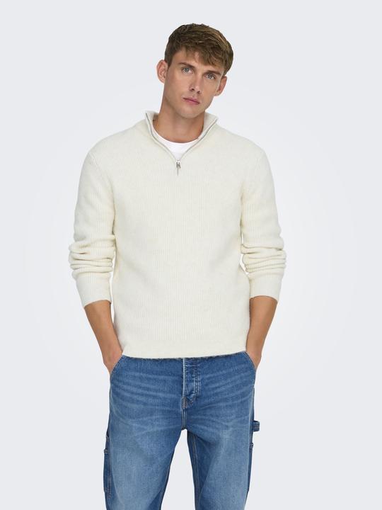 Immagine prodotto Only & Sons Onstegan Reg 5 Wool Half Zip Knit Bf (XXL)