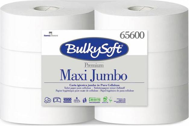 Produktbild BulkySoft Maxi Jumbo Toilettenpapier (6 x)