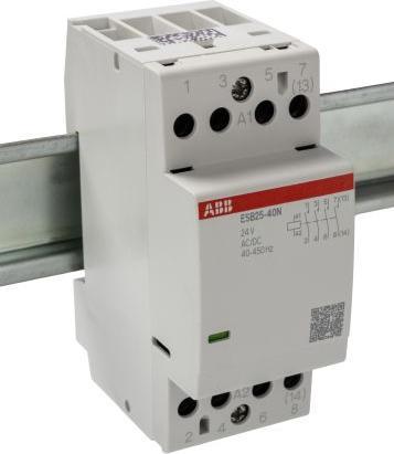 Produktbild ABB ESB25-40N-01 Installationsschütz 4S/0Ö, 24 V AC/DC