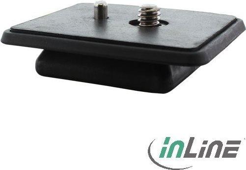 Actual product image InLine ® Tripod accessories, camera quick release plate, rectangular shape (Tripod quick-release plate)