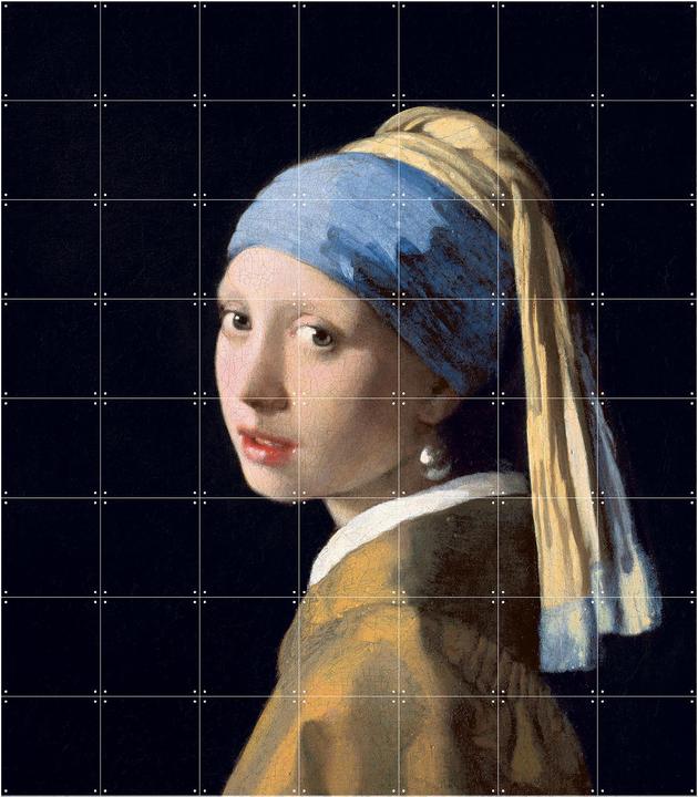 Ixxi Mädchen mit Perlenohrring Vermeer Bild (140 x 160 cm)
